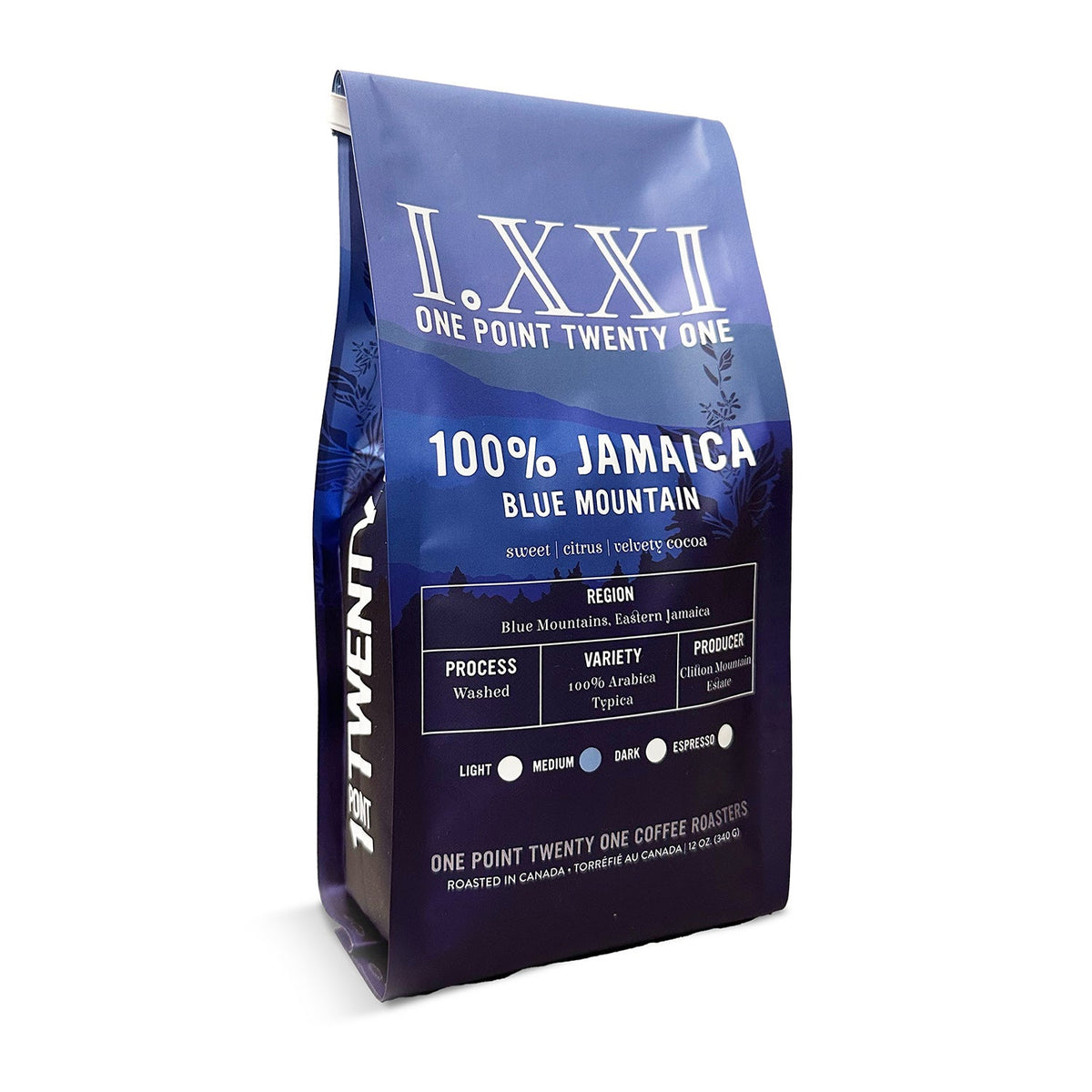 100% Jamaica Blue Mountain Whole Bean Coffee, 12 oz. – One Point Twenty One