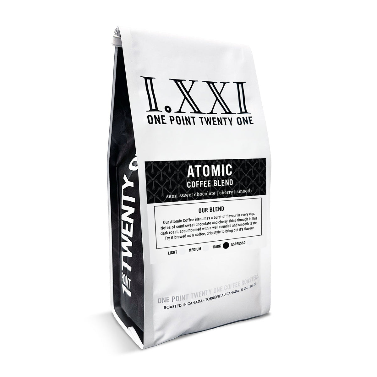 Atomic Blend Whole Bean Coffee, 12 oz. – One Point Twenty One