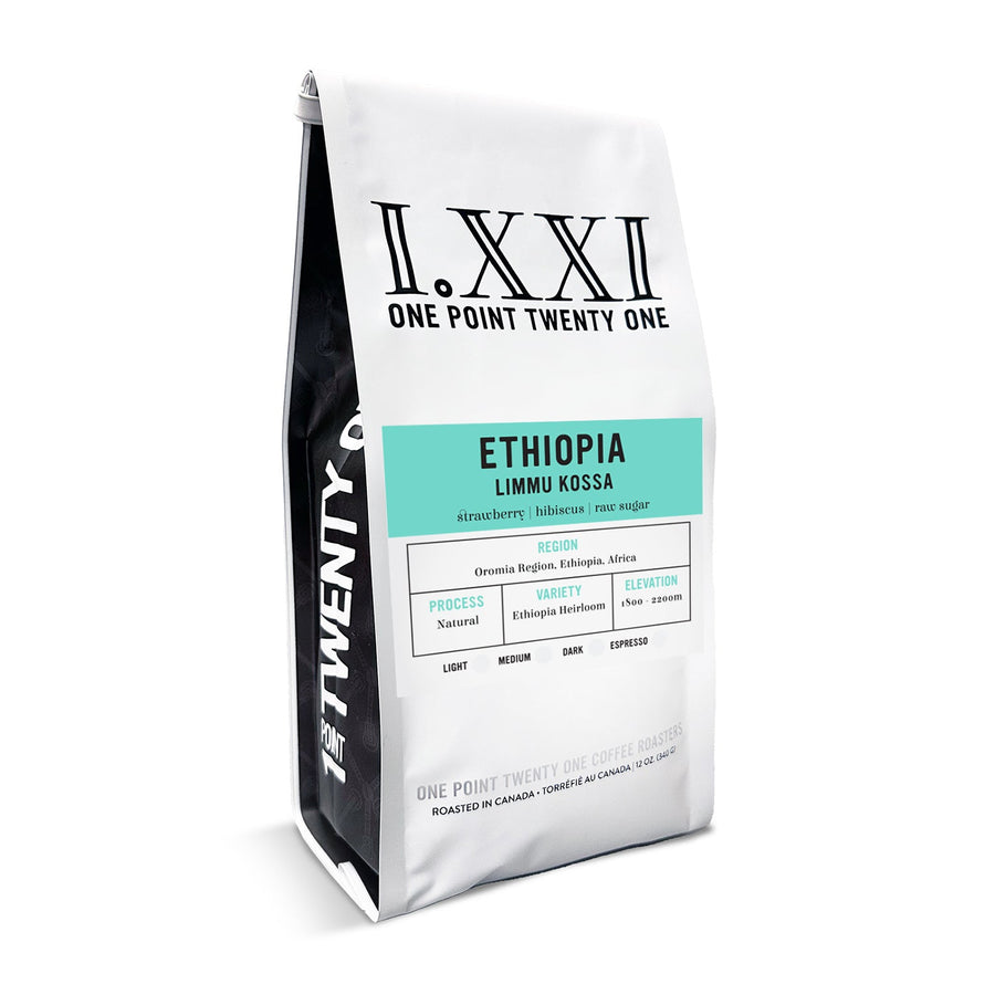 I.XXI Dark Roast Ethiopia Limmu Kossa Whole Bean Coffee, 12 oz.