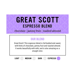Great Scott Espresso Blend